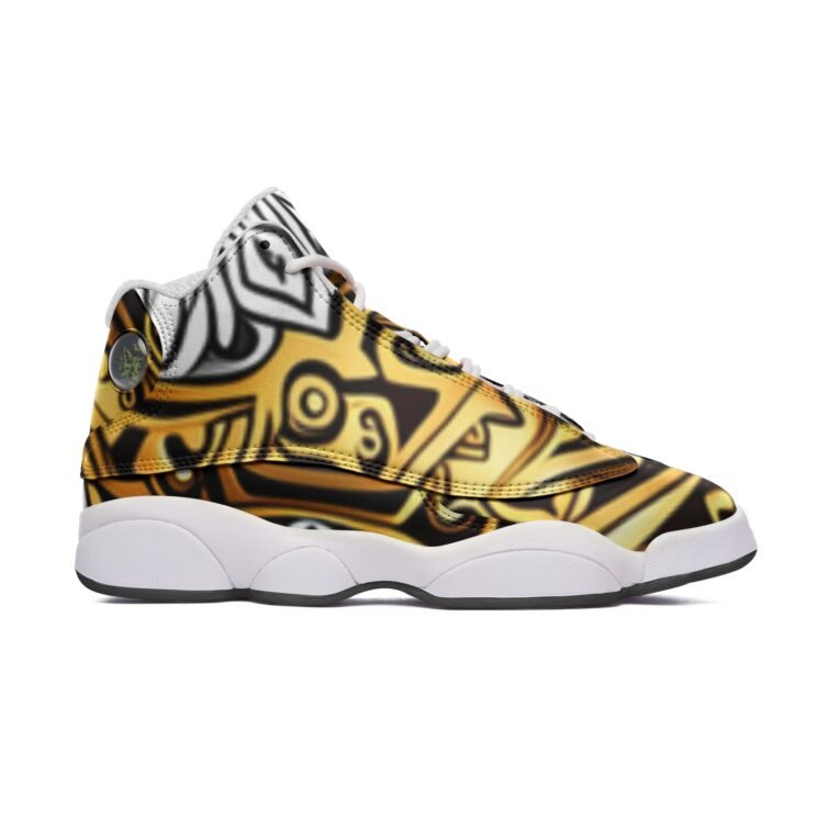 Unisex High Top Leather Sneakers - Image 2