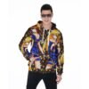 Kokorepublic Print Men's Heavy Fleece Zip Up Hoodie