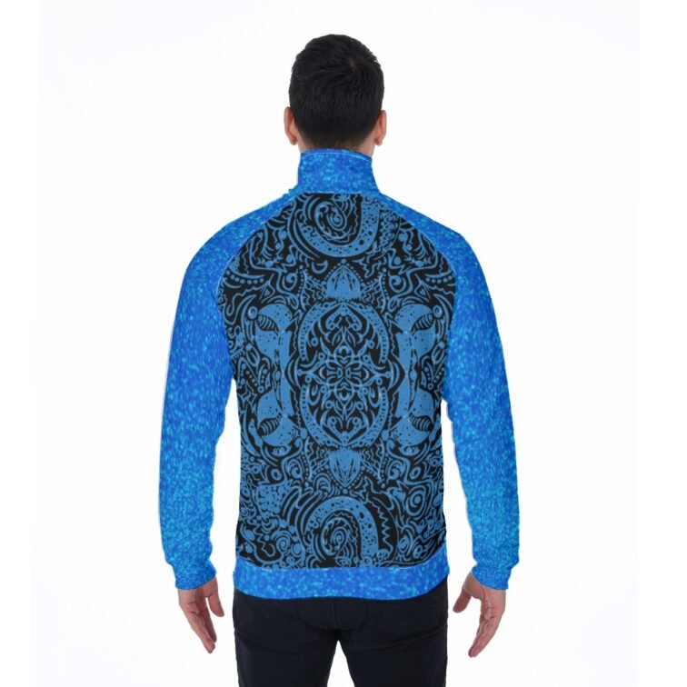 Kokorepublic Print Men's Stand Collar Jacket - Image 4