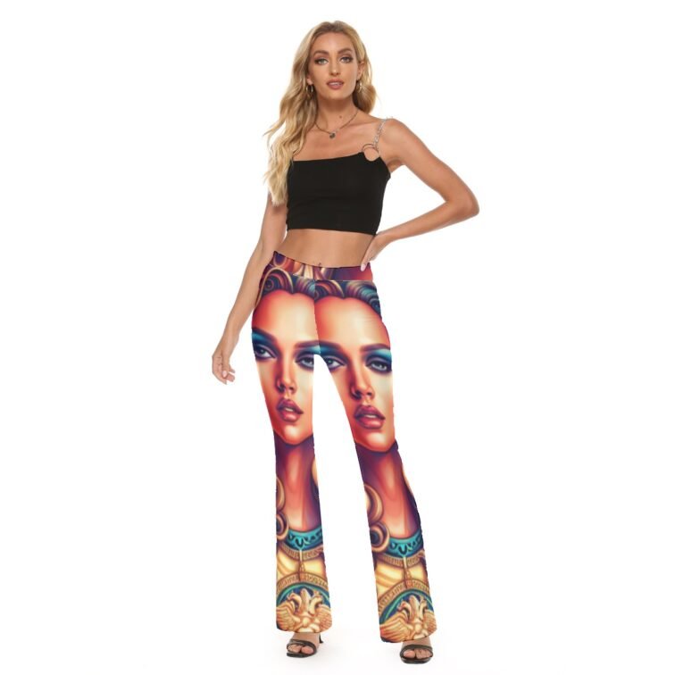 Kokorepublic Print Women's Skinny Flare Pants
