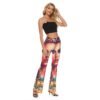 Kokorepublic Print Women's Skinny Flare Pants - Image 2