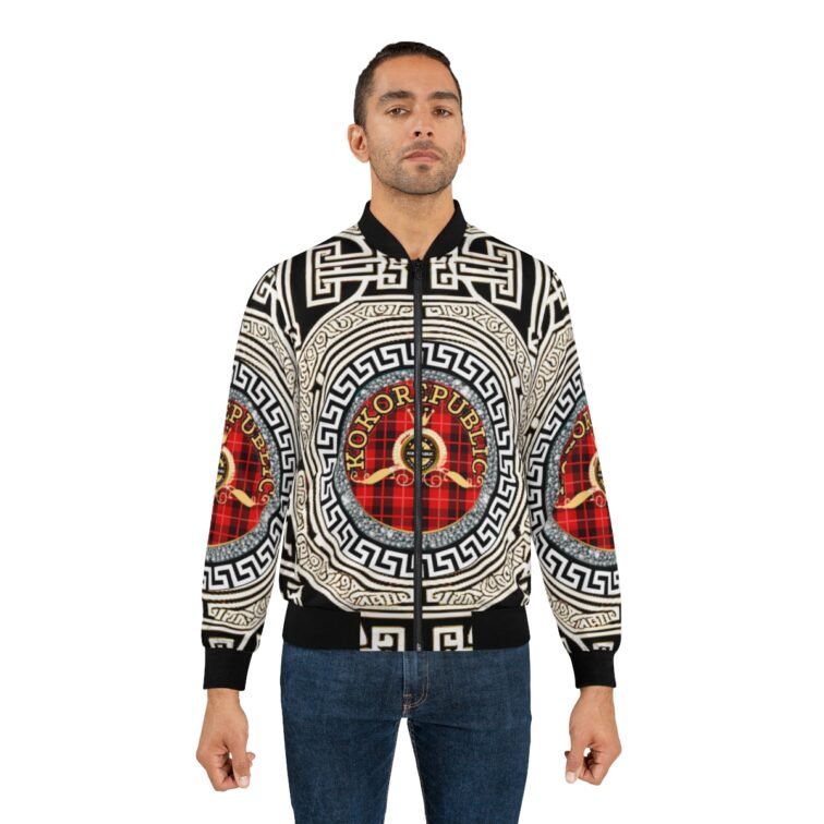 kokorepublic  Men's Bomber Jacket (AOP) - Image 4