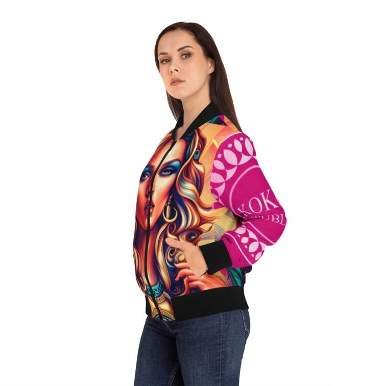 Women's Bomber Jacket (AOP) - Image 6