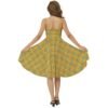 Sleeveless Square Neck Flare Hem Midi Dress - Image 4