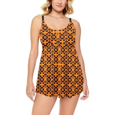 kokorepublic Chest Pleat Swim Dress (S31)