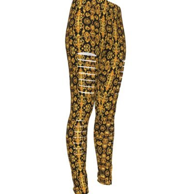 kokorepublic Print Women's Ripped Leggings