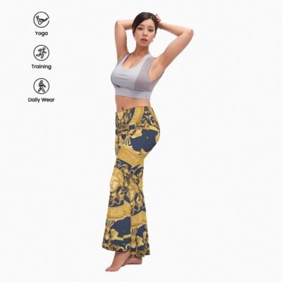 Kokorepublic  print  Women's Flare Yoga Pants