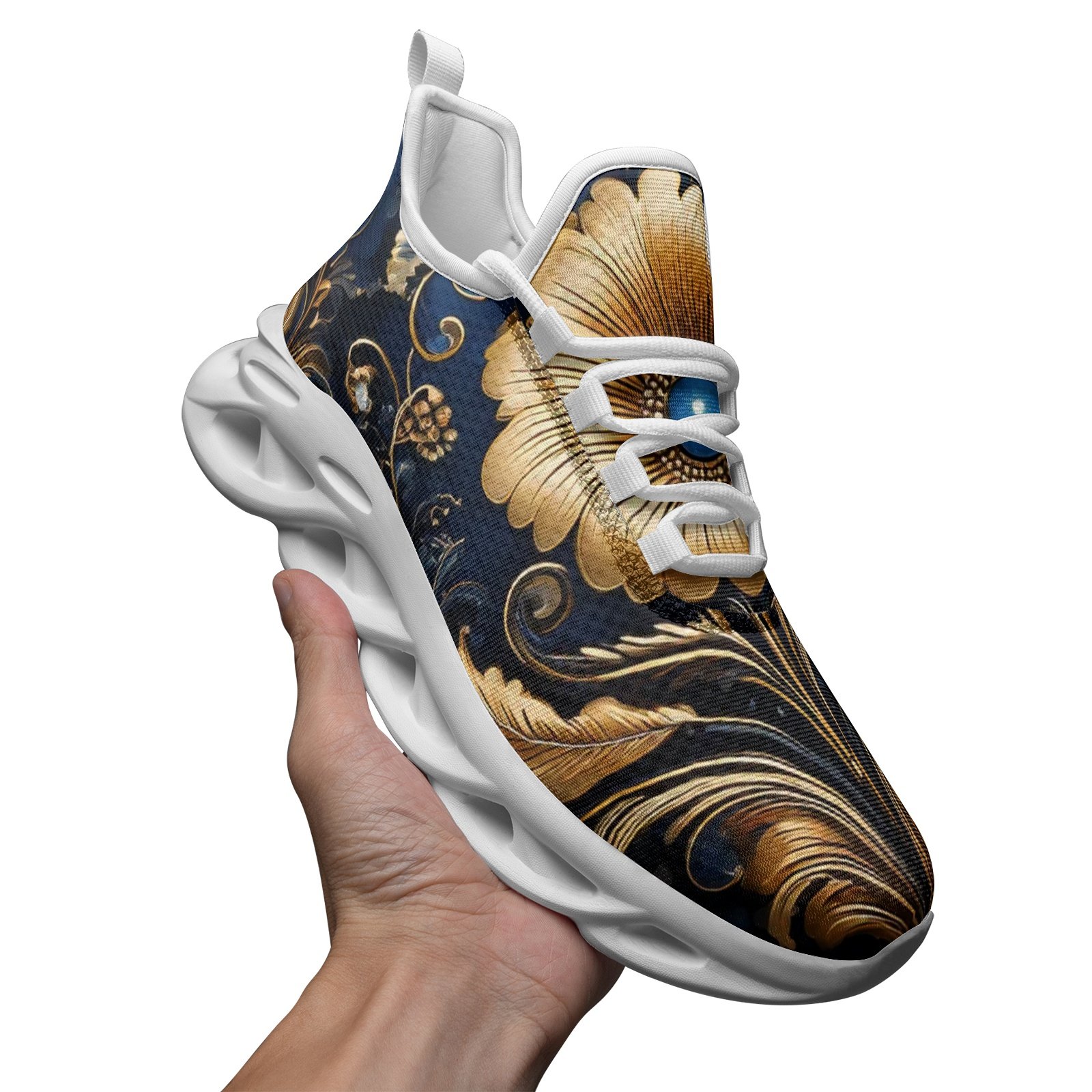 fullbreedcustom Unisex Bounce Mesh Knit Sneakers - Image 3