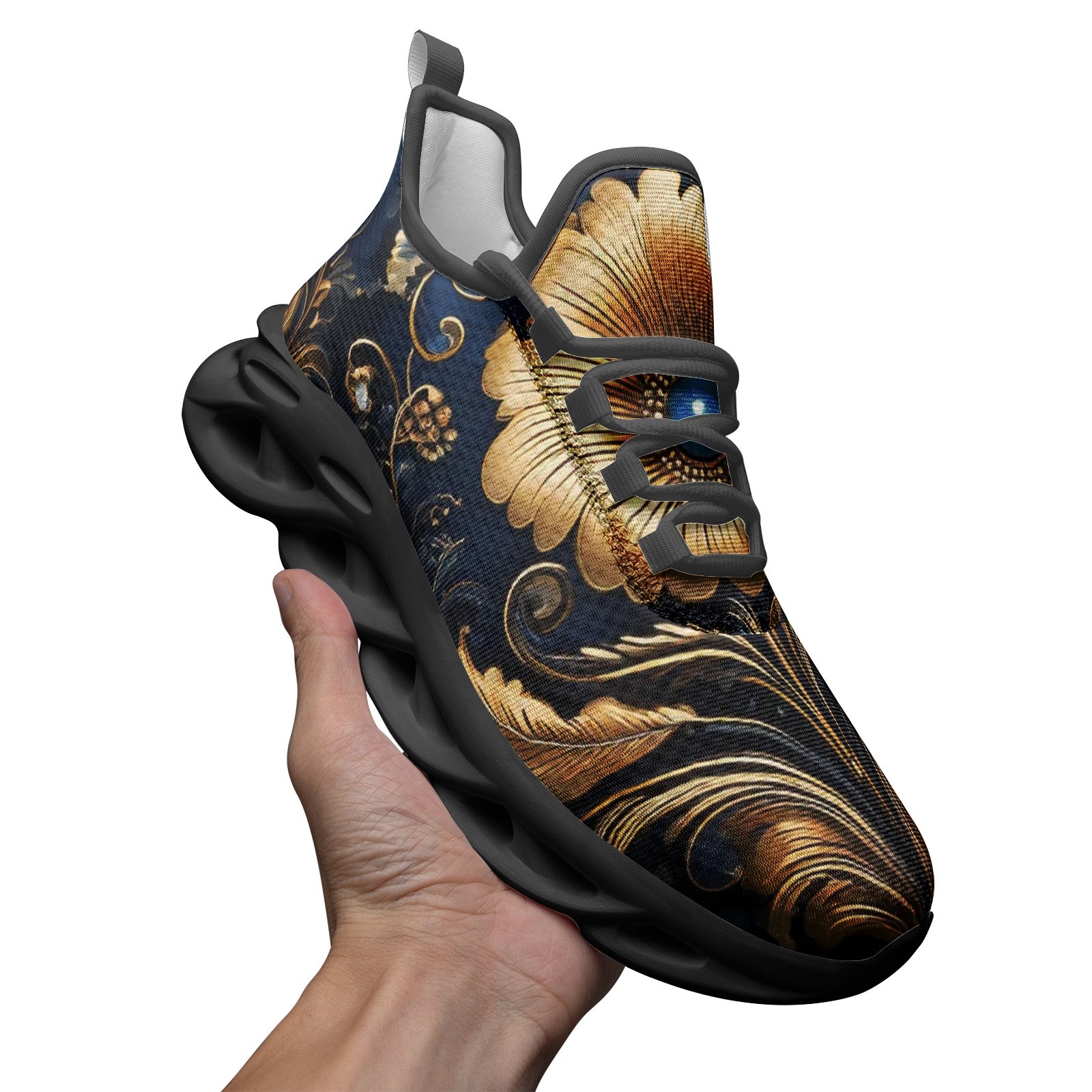 fullbreedcustom Unisex Bounce Mesh Knit Sneakers - Image 4