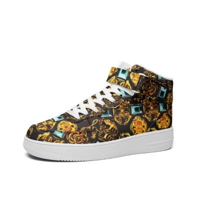 Unisex high Top Leather Sneakers