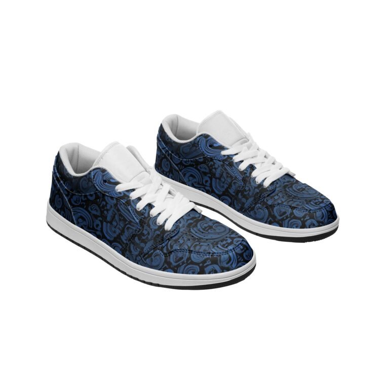 fullbreedcustom Unisex Low Top Leather Sneakers - Image 2