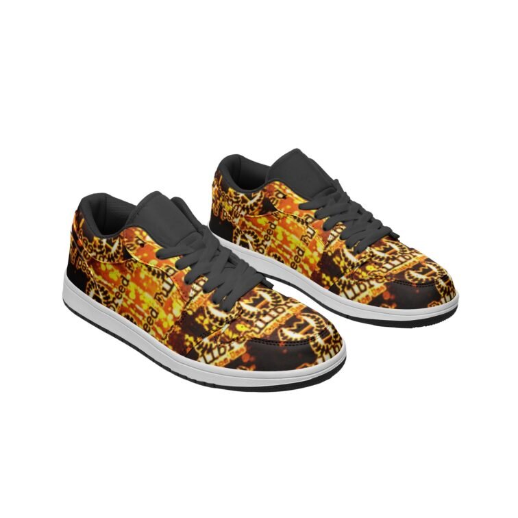fullbreedcustom Unisex Low Top Leather Sneakers - Image 5
