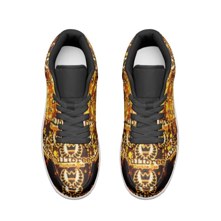 fullbreedcustom Unisex Low Top Leather Sneakers - Image 6