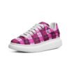 fullbreedcustom Unisex Non Slip Lace Up Faux Leather Sneakers