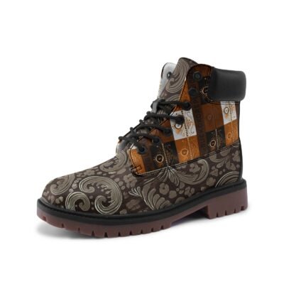 Premium Lightweight Microfiber Leather Chukka Boots