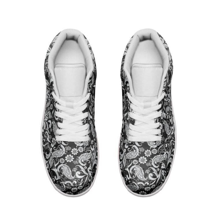 Fullbreedcustom dUnisex Low Top Leather Sneakers - Image 3